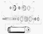 Цилиндр наклона ЦБХ 411 /90х75/70 (№ 17013.1 00.00.00) для ЕВ 687